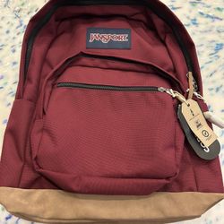 Burgundy Right Pack JanSport 