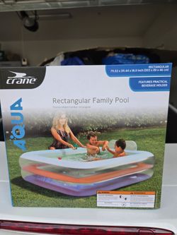 NEW family rectangular pool