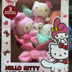 HELLO KITTY AND FRIENDS VALENTINE’S PLUSH BOUQUET
