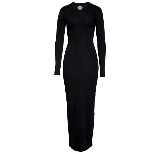 SKIMS Fits Everybody Long Sleeve Crewneck Open Back Dress XL -  ohana-automobiles.fr