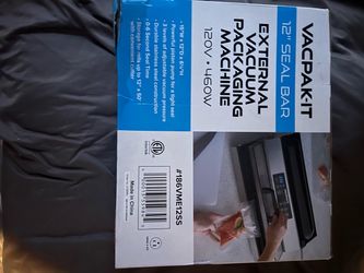 VacPak-It 12" External Vacuum Packaging Machine