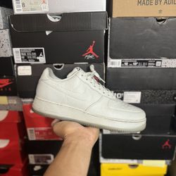 Nike Air Force 1 Low Pro-Tech Waterproof Light Silver size 9  USED But Clean