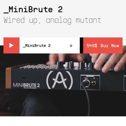 Arturia Minibrute 2 Analog Synthesizer