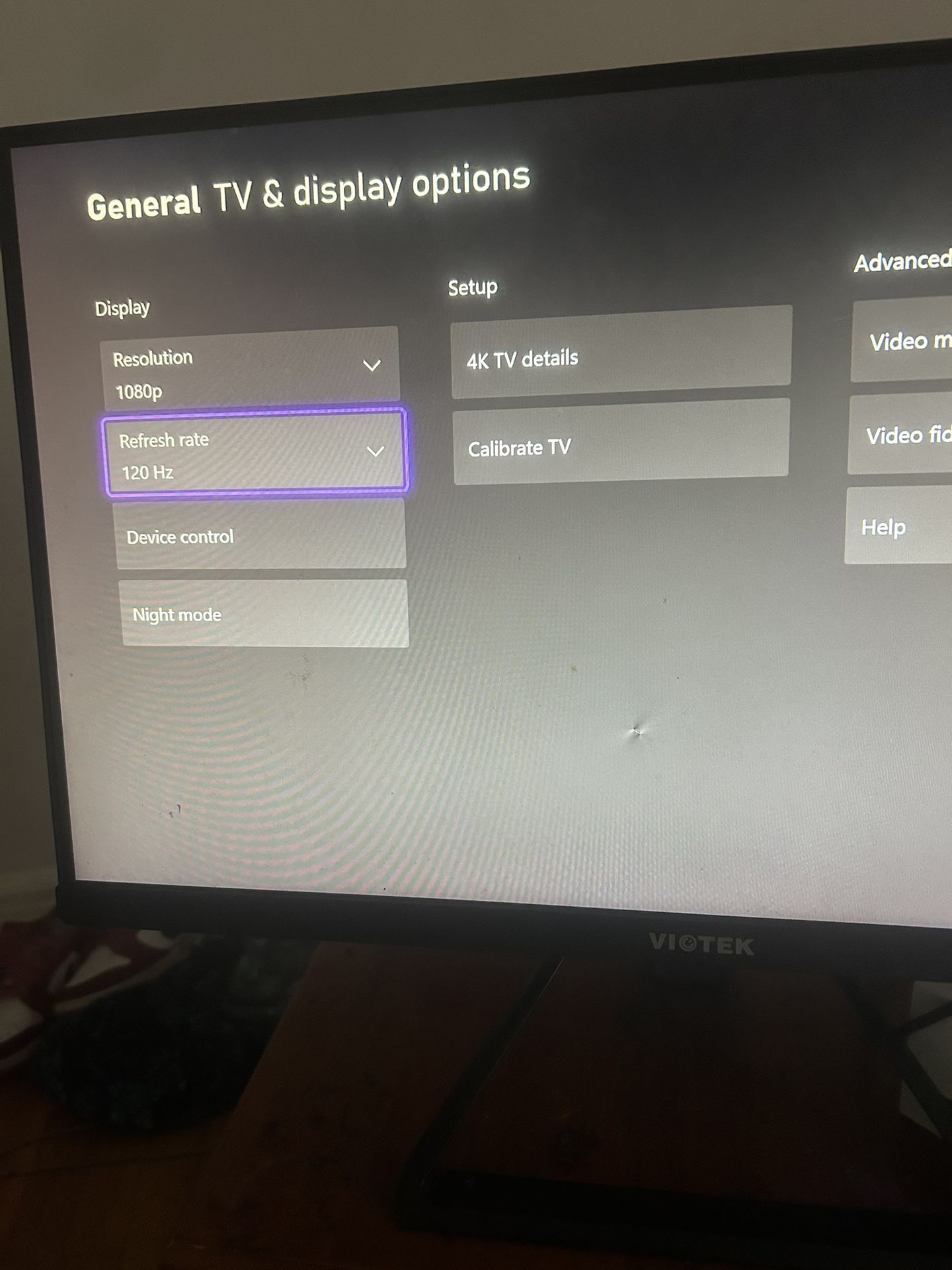 Xbox Series S With 120hz Monitor