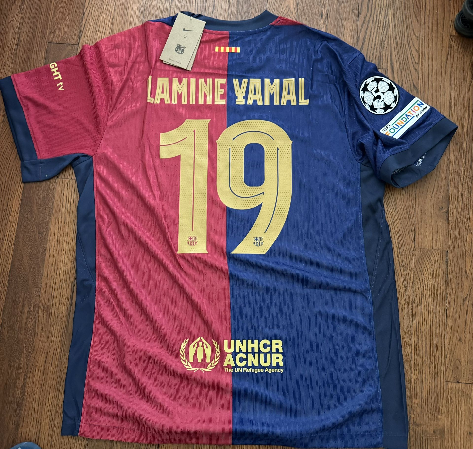 Fc Barcelona Home Jersey Yamal L & 2XL