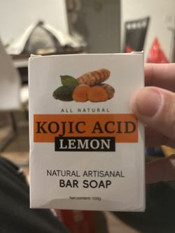 Kojic Acid Lemon Natural Bar Soap – Brightening & Cleansing (100g)