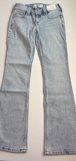 New Hollister Women’s Light Wash Bootcut Jeans size 0