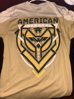 Men American Fighter Shirt