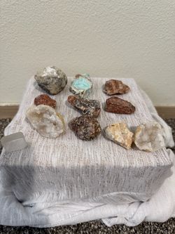 Raw Mineral and Crystal Specimen Lot