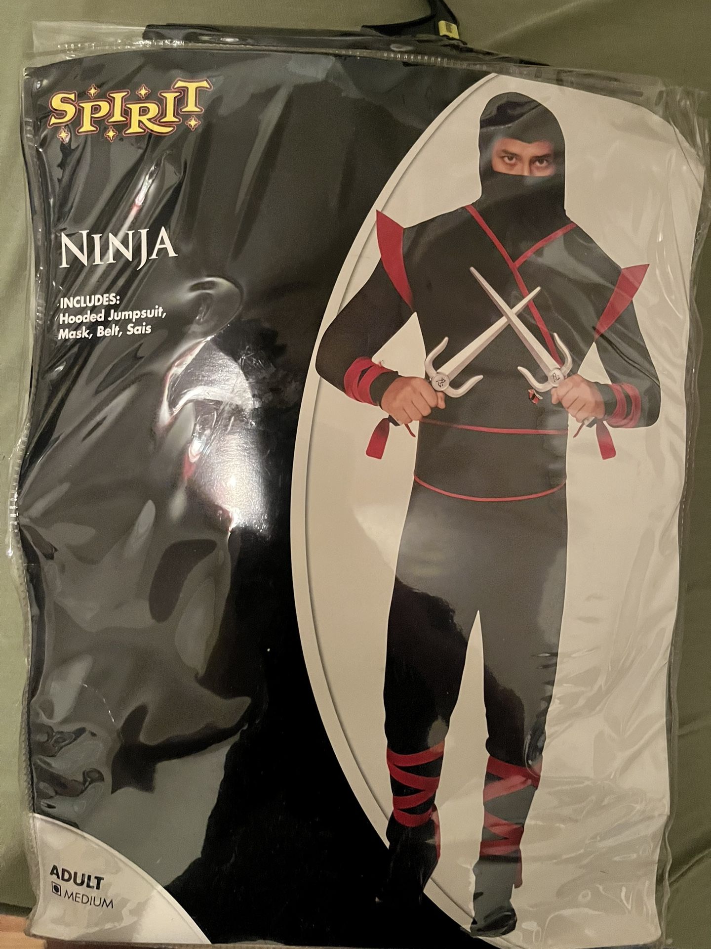 Ninja Halloween Costume Adult Medium