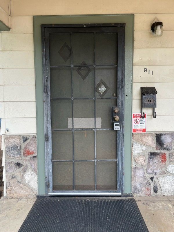 Security Iron Door (Black)
