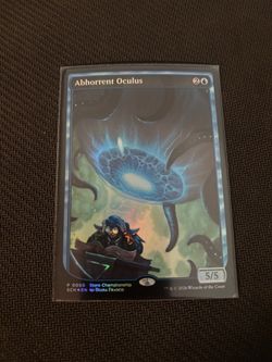 MTG Abhorrent Oculus Game Day Store Championship Promo FOIL Card