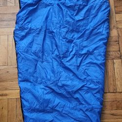 sleeping bag for camping.  The north face.