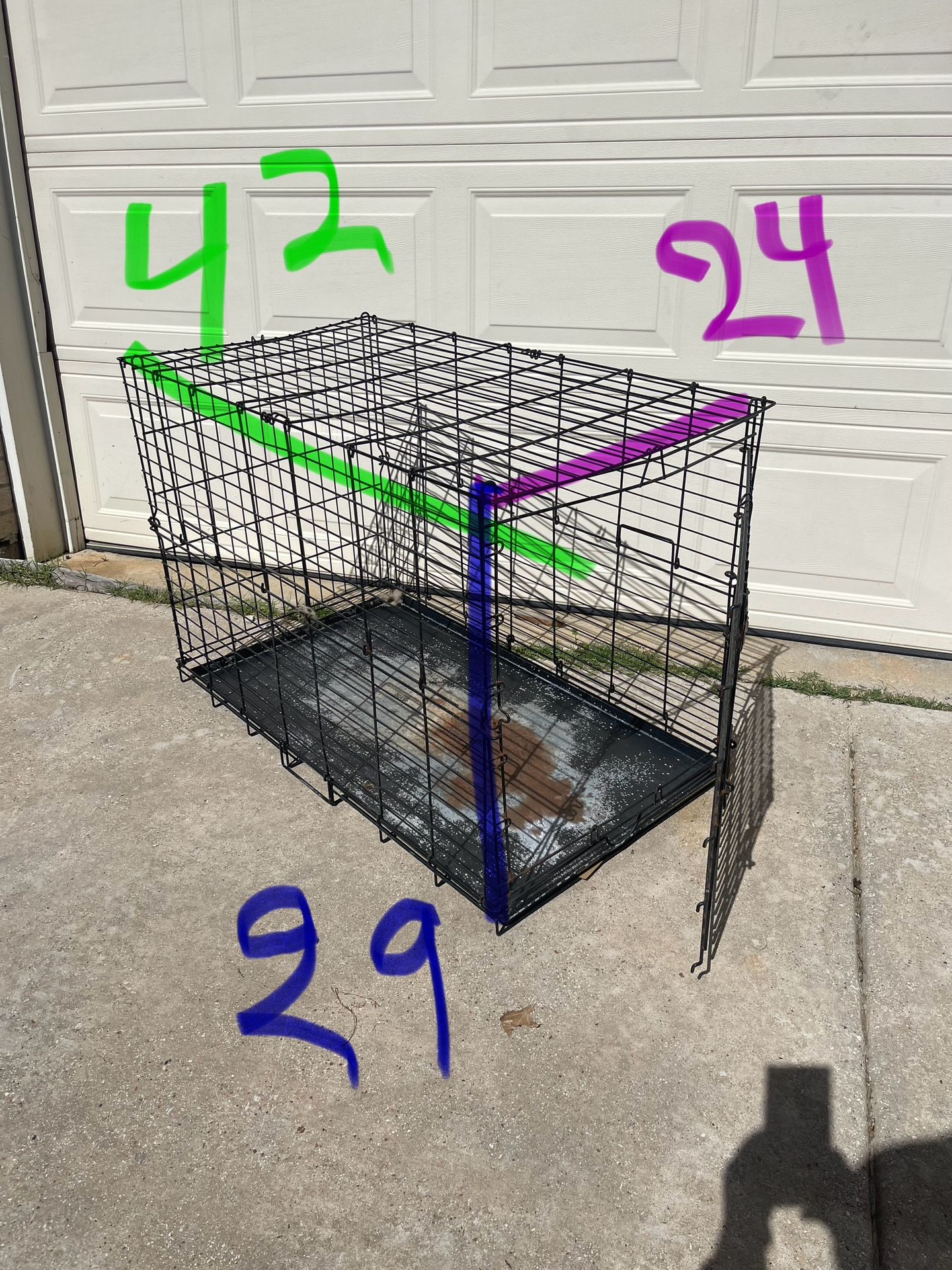 Large Size Dog Crate  Price Is Firm 