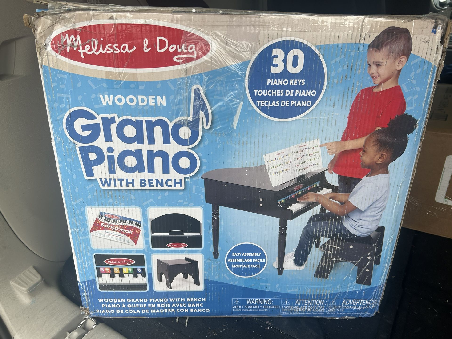 Melissa And Doug Grand Piano New