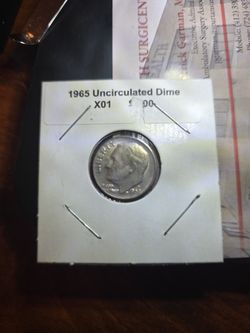 1969 Uncirculated Dime Coin