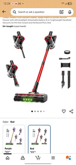 Clinkal Cordless Stick Vacuum Cleaner