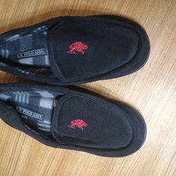 U.S. Polo Assn. Men's Black Indoor Slippers Size 12
