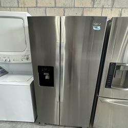 Whirlpool Fridge Side By Side Stainless Steel 