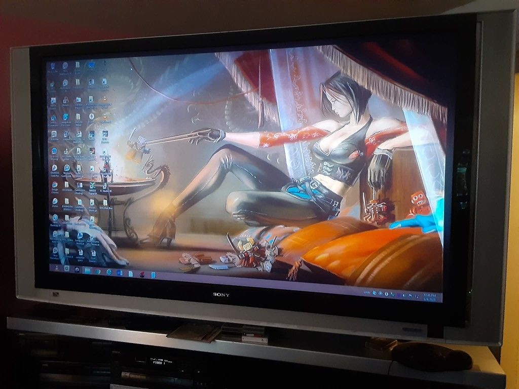 70" SONY 1080P DIGITAL LASER PROJECTION TV WITH ROKU REMOTE CONTROL $300 FINAL PRICE