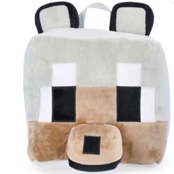 Minecraft Wolf Plush Backpack 