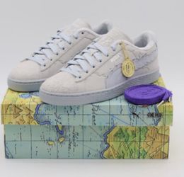 New!!! Puma x One Piece Suede Low-Top Sneakers
