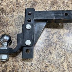 Adjustable Trailer Hitch Ball Mount with 2 5/16 ball 10 inch Drop