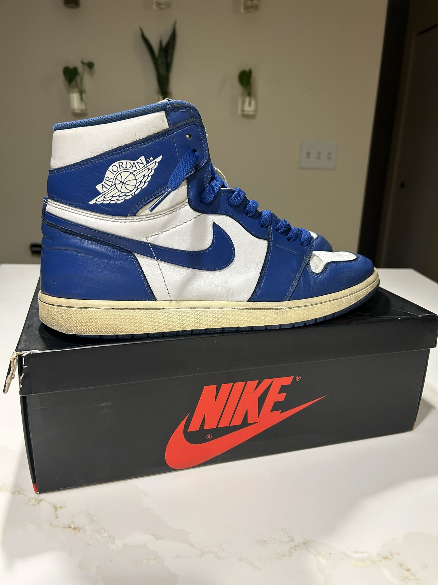 Jordan 1 Storm Blue Size 14