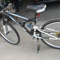 Headline: Huffy Rock Creek Mountain Bike - Full Suspension