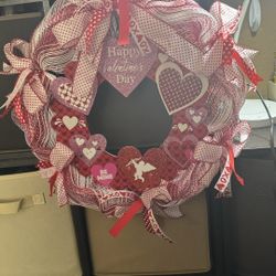 Valentines Handmade Wreath