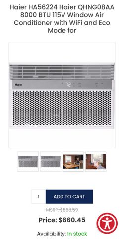 NEW HAIER ROOM AIR CONDITIONER