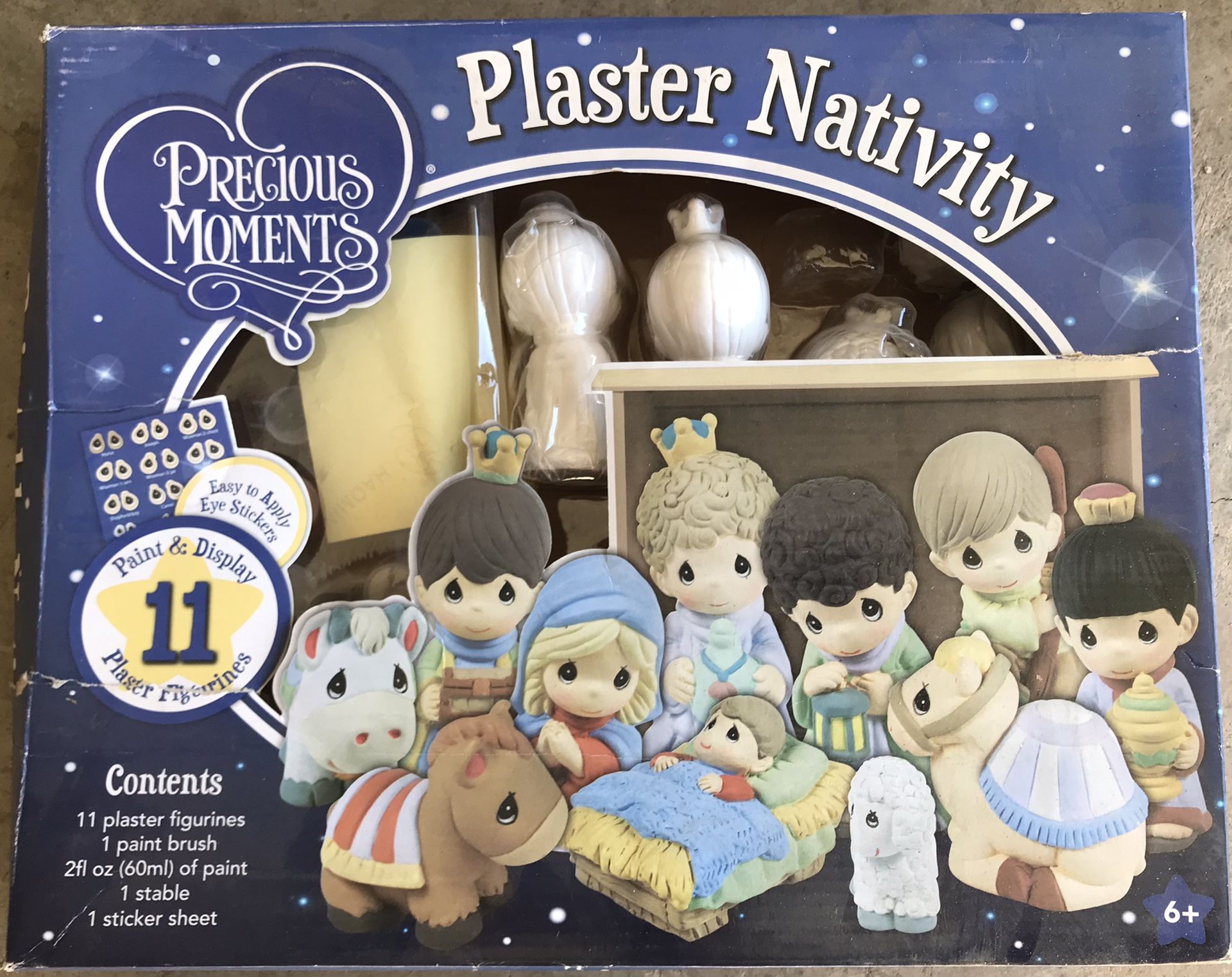 Precious Moments Plaster Nativity Set