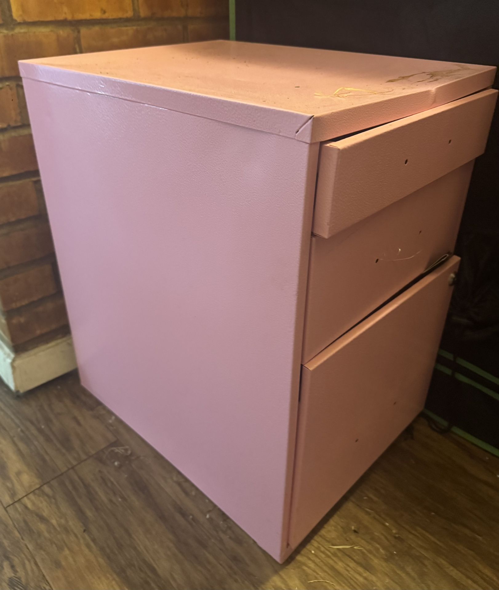 Storage Chest With Drawers Pink 