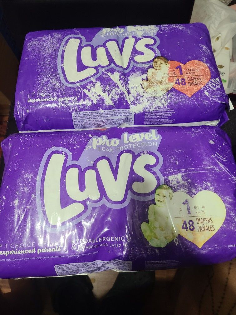 Luvs Size 1 Read Description
