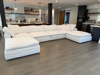 Restoration Hardware Cloud Luxe White Sectional