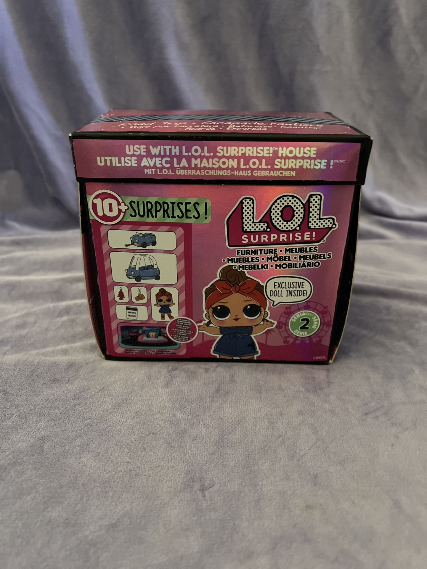 LOL Surprise Furniture Little Tikes Blue Cozy Coupe Doll Car