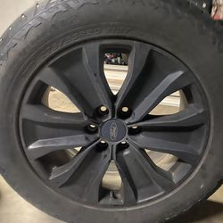 Black Ford F-150 20” 6-lug Rims & New Tires 
