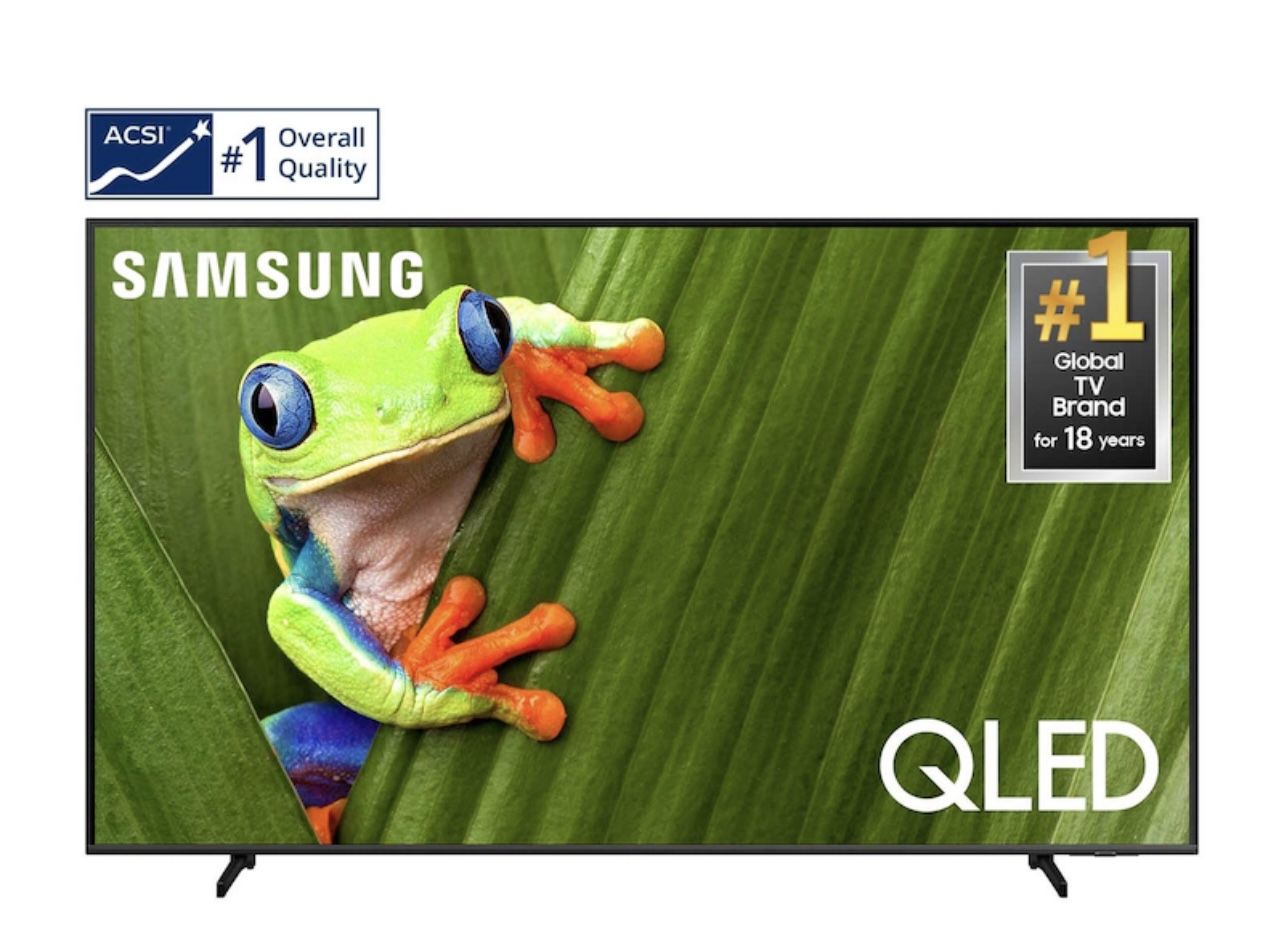 Samsung QLED 70” Tv With Mount