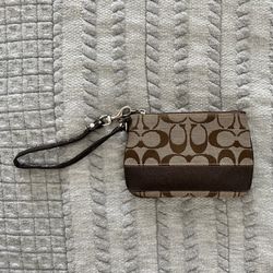 Small COACH Wristlet