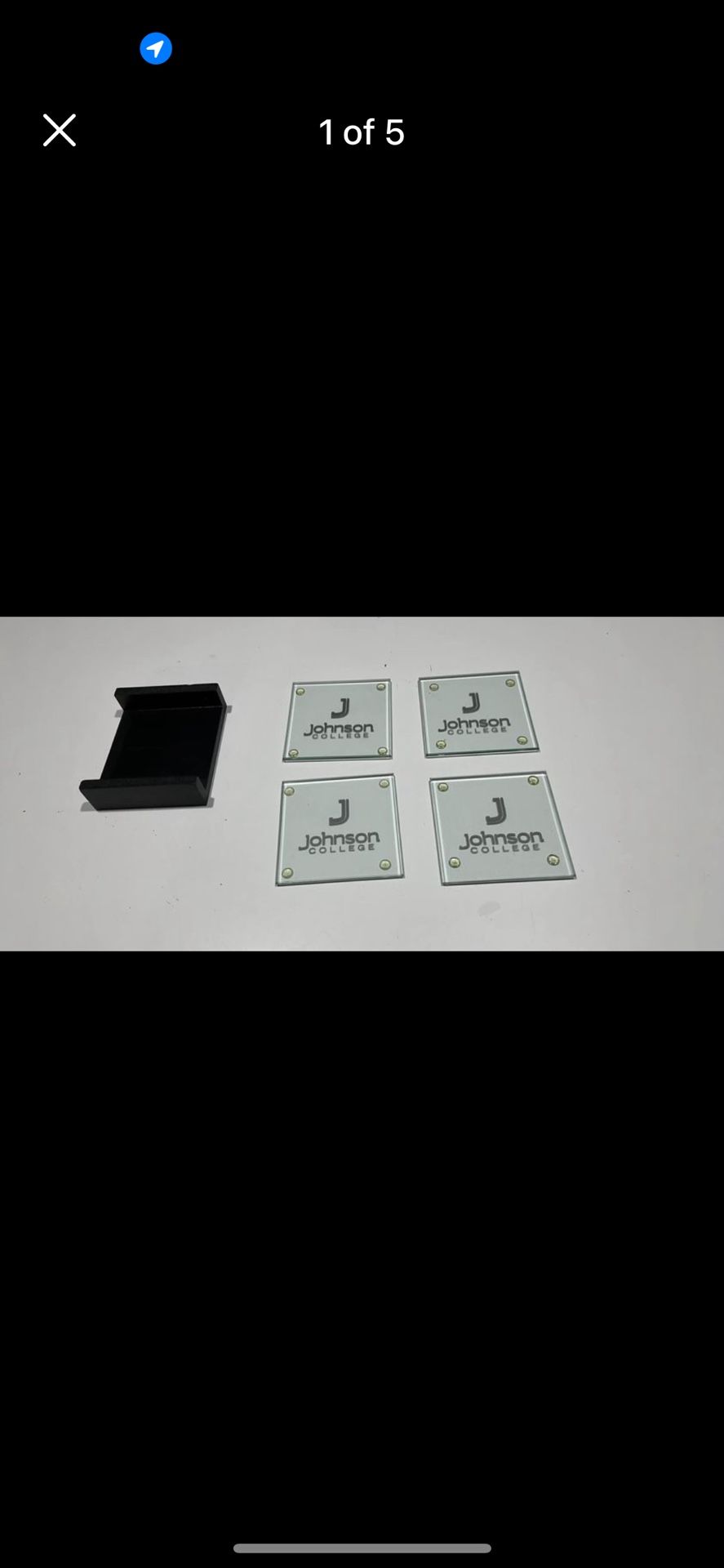 Johnson College Scranton, PA Glass Coasters