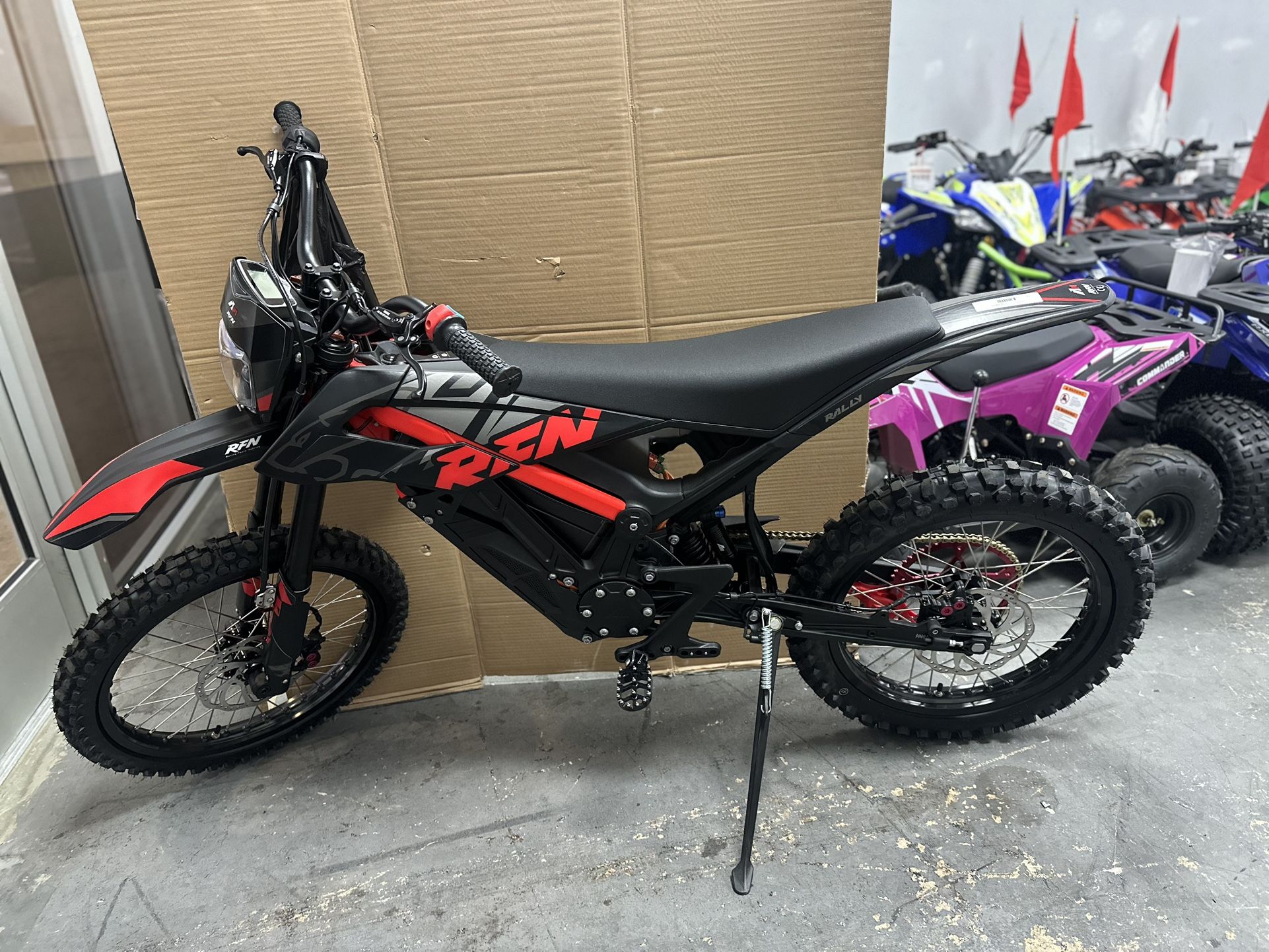 RFN Electric Dirt Bike 60mph 12,500watts! Finance For $150 Down Payment!!