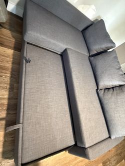 Sleeper sectional,3 seat w/storage,