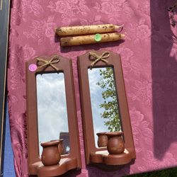 Candle Holder Wall Mirrors With Candles