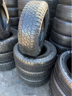 265/75/R16 marca GOODYEAR las 4 llantas usadas instaladas y balanceadas