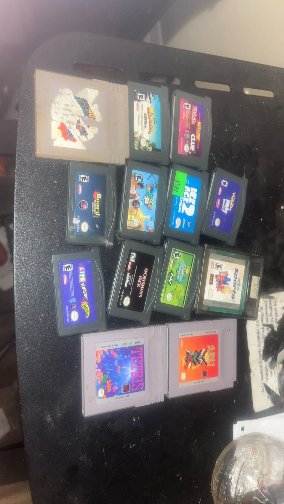Nintendo Game Boy Games five dollars apiece