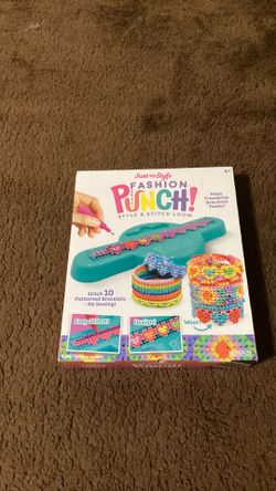 Just My Style Fashion Punch Style & Stitch Loom, Boys and Girl, Child, Ages 6+
