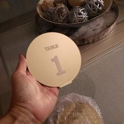 New Wedding Table Numbers 1-15