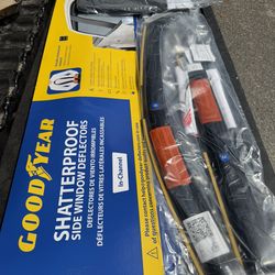 New Goodyear Shatterproof In-Channel Side Window Deflectors – $30