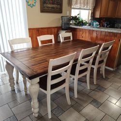 Dinning Table With 8 Chairs 