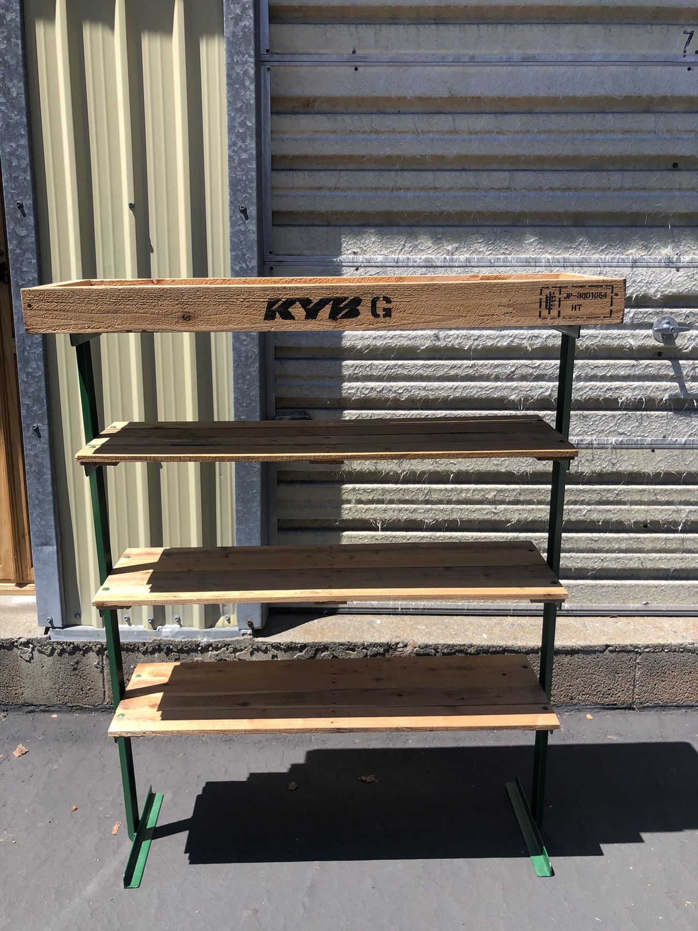 Hand Made Garage or Plant Shelf